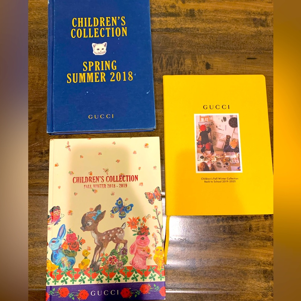 Bundle of 3 GUCCI Kids Collection Books